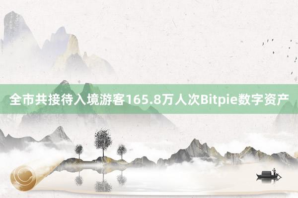 全市共接待入境游客165.8万人次Bitpie数字资产