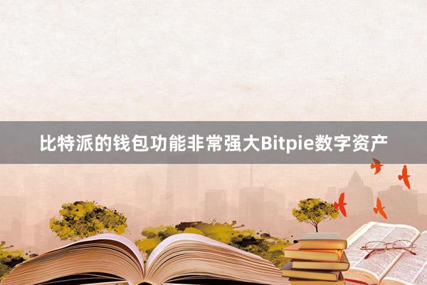 比特派的钱包功能非常强大Bitpie数字资产