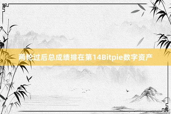 两轮过后总成绩排在第14Bitpie数字资产