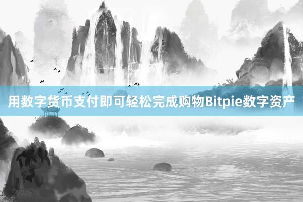 用数字货币支付即可轻松完成购物Bitpie数字资产